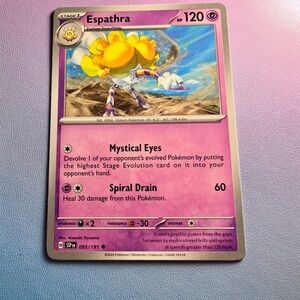 espathra - 095/191 (uncommon) — pokemon: surging sparks